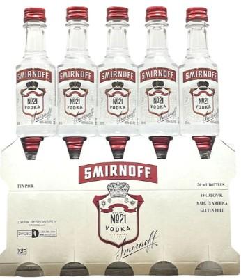 Smirnoff Vodka 50ml 10pk (10 pack cans) (10 pack cans)